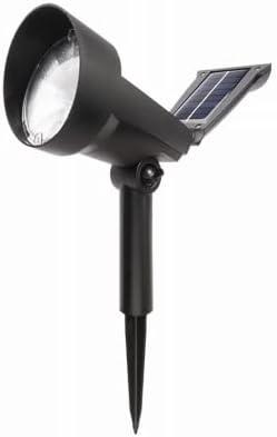 27115 Solar Spotlight, Black Plastic, 30 Lumens - Quantity 1
