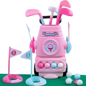 Hapinest Toddler Girl Golf Set, Pink
