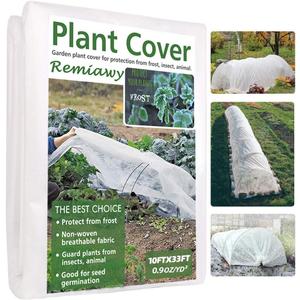 REMIAWY Plant Covers Freeze Protection, 10FTX33FT Frost Cloth Plant Cover Blanket for Outdoor Plants Floating Row Covers for Garden Vegetables Raised Beds Insect Protection Season Extension