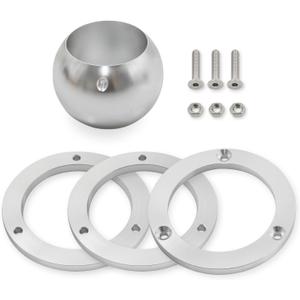 2" Columns SBC BBC 350 Billet Aluminum Steering Column Swivel Floor Mount Compatible for GM Ford and Mopar Vehicles with 2" Diameter Steering Columns