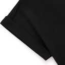 SweatyRocks Women's Tie Dye Crop Tops Crewneck Short Sleeve Letter Print T Shirt Streetwear (Black, L)