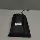 Stackable Patio Chair Cover - 600D High Back Outdoor Chair Cover Waterproof & Heavy Duty, 1 Pack Lawn Furniture Stacking Seat Cover for 4-6 Outdoor Stackable Dining Chairs - 28 x 36 x 47 Inch (Black)