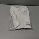 French Toast Girls' Fitted Short Sleeve Wrinkle-Resistant Oxford Shirt, White, 14.5 Plus