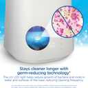 Clorox Air Humidifier for BedRoom with UV LED Light to Reduce Germs and Bacteria, Whisper Quiet, 4L Water Tank for up to 40 Hours of Continuous Steam, Ultra Clean Cool Mist, White (11080)