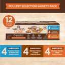 Wellness CORE Signature Selects Shredded Adult Wet Cat Food, Natural, Protein-Rich, Grain Free, 5.3 Ounce, 12 Pack (Poultry Variety Pack)