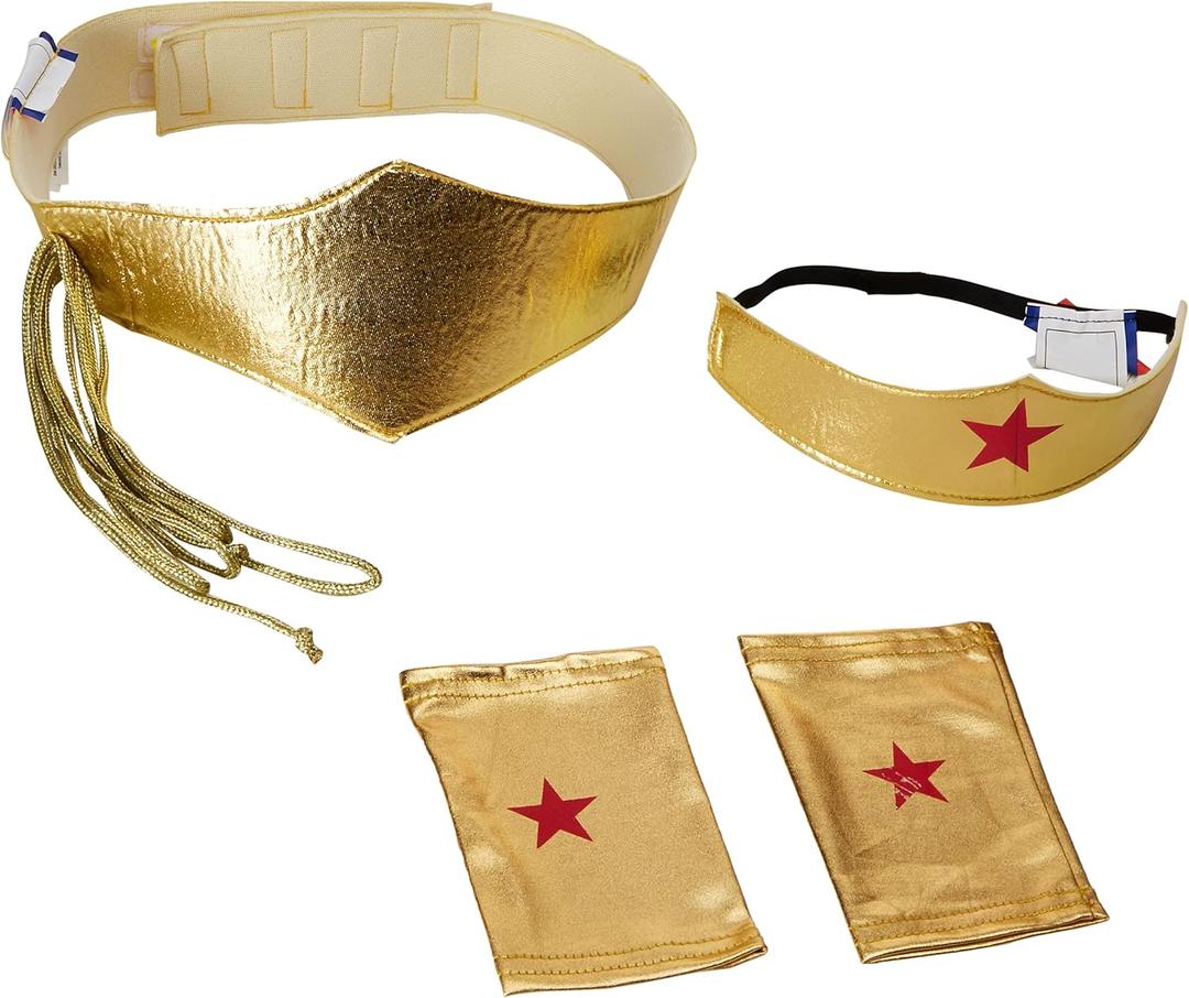Rubies DC Comics: Wonder Woman Accessory Kit for Adults (One Size, Multi)
