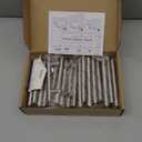 Ravinte 18 Pack 5 inch Kitchen Cabinet Handles Cabinet Pulls Brushed Nickel Stainless Steel Kitchen Drawer Pulls Cupboard Handles 3" Hole Center