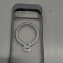 TORRAS 360Spin Magnetic Stand for Google Pixel 9 Pro Case/Pixel 9 Case, 12FT Military Protection, Compatible with Magsafe, Shockproof Translucent Slim Pixel 9 Pro Phone Case with Ring Holder, Grey (Gray)