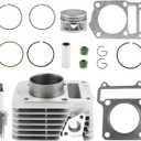 FLYPIG 54mm Cylinder Piston Gasket Top End Rebuild Kit for Yamaha TTR 125 2000-2004 TTR125E 2003-2004 2006-2009