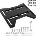 FVRITO Motor Engine Mounting Plate for Predator 212cc 196cc 224cc GX160 6.6HP OHV Small Clone Engine Mini Bike Coleman CT200U BT200X CC100X Baja Doodlebug DB30 Performance Parts Aluminum Black