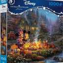 Ceaco - Disney - Thomas Kinkade - Mickey & Minnie Sweetheart Campfire - 1000 Piece Jigsaw Puzzle