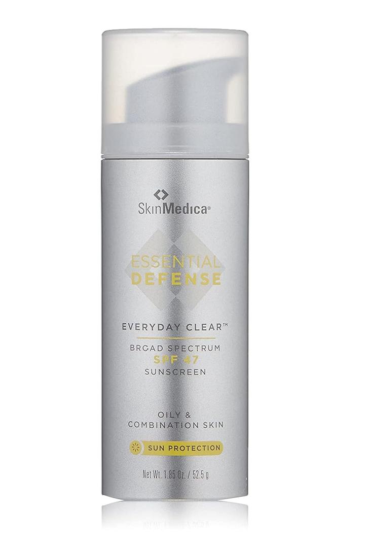 SkinMedica Essential Defense Everyday Clear SPF 47 Sunscreen for Face - This Lightweight, Facial Sunscreen is Ideal for Oily and/or Combination Skin, 1.85 Oz