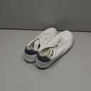 FRACORA Mens White Tennis Shoes Low Top Fashion Sneakers PU Leather Casual Shoe for Men (12)