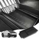 CyberGear Lower Center Console Organizer Tray for Cybertruck Floor Storage Tray for Cybertruck Accessories TPE Easy Install