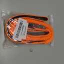 Heavy Duty Dog Leash, 4-6FT Shock Absorbing Dog Leashes with Traffic Handle and Comfortable Padded Handles, Advanced Easy Metal Clip, No Pull Reflective Leash for Medium Large Dogs that Pull (Orange)