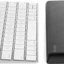 Kensington ErgoSoft Wrist Rest for Slim, Compact Keyboards, Black (K52801WW), 3.9 x 0.4 x 11.1 inches
