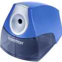 Bostitch Office Electric Pencil Sharpener for Classroom & Desk Use, Heavy-Duty Stall-Free Motor, High-Capacity Shavings Tray, Dark Blue