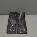 Shower Caddy Suction Cup, 15.8 inch 2 Pack Suction Shower Shelf with Hooks NO-Drilling Bathroom Holder, Rustproof Bathroom Organizer, Includes 2 Extra Suction Cups, Dark Grey