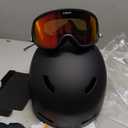 Giro Ledge MIPS Asian Fit Combo Pack Ski Helmet - Snowboarding Helmet with Matching Goggles Matte Black/Method Wordmark Size XL (62.5-65 cm)