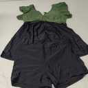 Plus Size Tankini Set Swimsuit - Women Two Piece Bathing Suit with Shorts Ruffle Sleeve Swimwear 2025 16W