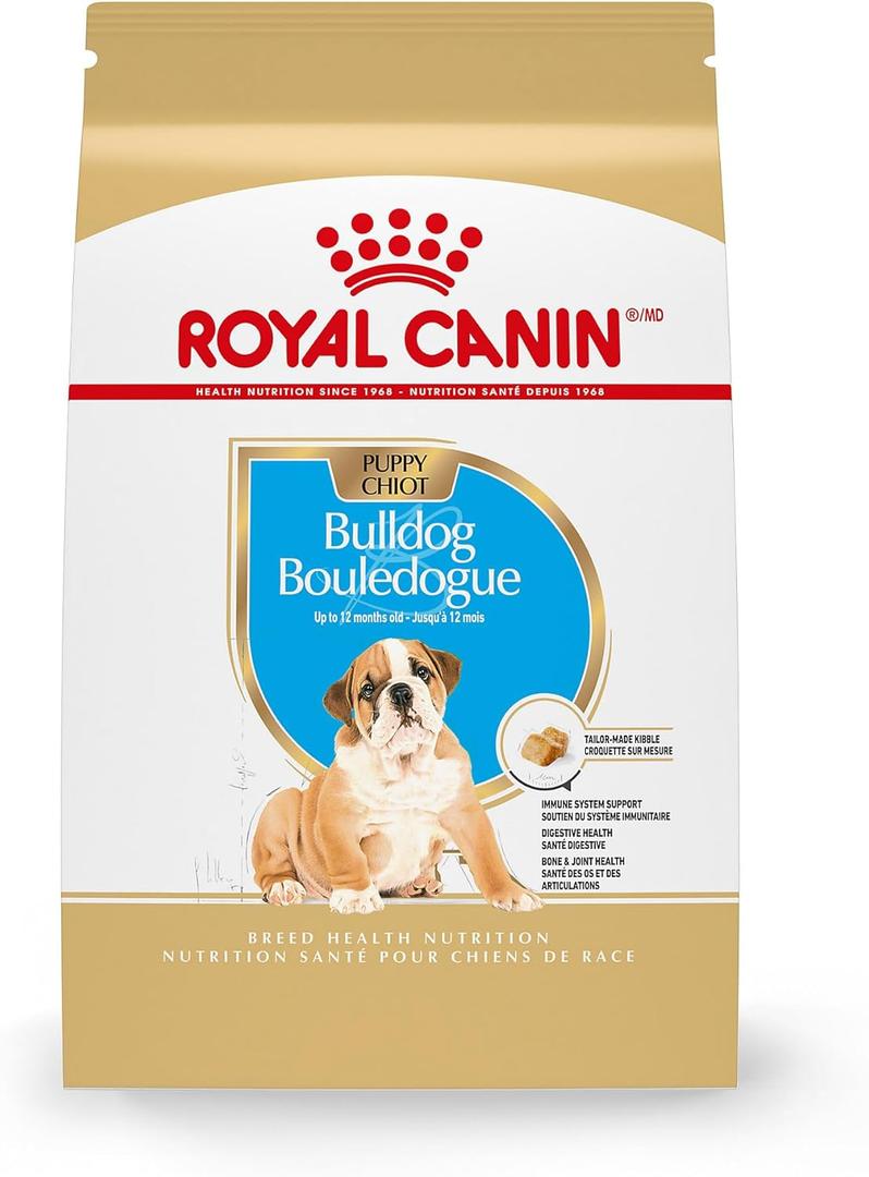 Royal Canin Bulldog Puppy Dry Dog Food, 30 lb bag (30 Pound (Pack of 1); BB 24 Jan 2026