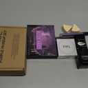 UCANBE Halloween Makeup Kit – 15-Color Purple Eyeshadow Palette, White Liquid Foundation, Purple Liquid Lipstick, Black Eyeliner, Setting Powder & Sponges Makeup Set for Cosplay Witch Devil Sorceress