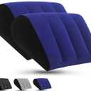 Portable Inflatable Wedge Pillow for Camping - 2-Pack Body Positioner Bed Wedge Pillow for Sleeping Support,18in Adjustable Traveling Cushion, Lightweight Bed Leg Elevation Partner Wedges Fast Inflation