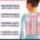 Selbite Posture Corrector for Women and Men, Back Brace for Upper and Lower Back Pain Relief, Full Back Support with Adjustable Straps, Breathable and Comfortable, Medium/Large