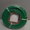 RX WELD 3/16-Inch Oxygen Acetylene Hose with 3/8"-24 A Fittings, Grade R, 25 Feet
