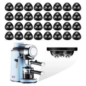 Self Adhesive Appliance Sliders 32 Pack Kitchen & Furniture Rollers | Move Small Appliances Easily 360° Glide No Tools Peel Stick 12lbs Per Wheel