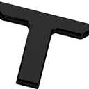 Pukonger Tailgate Insert Letters Compatible with Tundra 2022 2023 2024 2025 3D Emblems with Strong 3-m Adhesive Matte Black