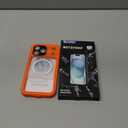 Lanhiem Magnetic for iPhone 17 Pro Max Case, IP68 Waterproof, Dustproof, Compatible with Magsafe, Built-in Screen Protector, Full Body, Heavy Duty, Rugged Phone Cover, 6.9 inch, Cosmic Orange