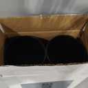 EI Black Wheat Straw Cups Set of 8,Drinking Glasses,Reusable Plastic Cups,Unbreakable Cups for Kitchen,Dishwasher Safe Water Glasses Tumblers,Suitable for Dinner on Picnic Outdoor Activities Dormitory