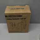 PLUSINNO Waterproof Sling Tackle Bag For Fishing Gear With Tackle Boxes & Rod Holder, Gifts for Men With Fishlures, Pliers, Fish Lip Gripper, Black Camo Fishing Backpack