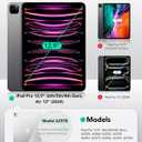 ESR for iPad Pro 12.9 6th/5th/4th Gen, iPad Air 13 Inch Case M3/M2 (2025/2024), Powerful Magnetic Attachment, Slim Trifold Stand Case, Supports Pencil Pro & Pencil (USB-C), Rebound Series, Pink