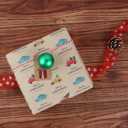 2 x Aimyoo Kraft Christmas Wrapping Paper Set, Vintage Red Black Xmas Gift Wrap Paper Rolls, Deers Snowflakes Merry Christmas Tree Truck Design, 17 in x 10 ft per Roll