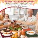 LemonRoad 16 Pcs Boho Linen Placemats Set 13" x 19" Elegant Scalloped Double Layered Placemats Farmhouse Christmas Washable Rustic Dining Table Decoration Heat Resistance(Vintage Color)