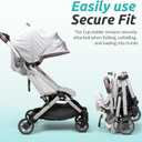 Stroller Cup Holder Fits for UPPAbaby Vista/Vista V2/Vista V3/Cruz/Cruz V2/Cruz V3/Minu/Minu V2/Minu V3/Minu Duo, Holds Different Drink Sizes, One-Hand Quick Install/Remove, Folds with Stroller