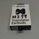 Ai Translation Earbuds Real Time with Audio and Video Calls, 3-in-1 Buletooth 5.4 Translator Earbuds with 6 Translation Modes/164 Languages/No Subscription Required, 48H Headphones Translator (Deep Black)