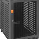 Tecmojo 18U Wall Mount Rack,18U Rack 23.6 Inch Depth,Hold Up to 176 Lbs,Server Rack with Casters,Enclosed Network Cabinet for 19 Inch Network,Server and AV Gear,Mesh Door(Elite Collection)