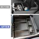 2024 2023 F250 Center Console Organizer Compatible with 2023 2024 Ford F250 F350 F450 Super Duty 2023 f250 Accessories Console Tray Storage Box