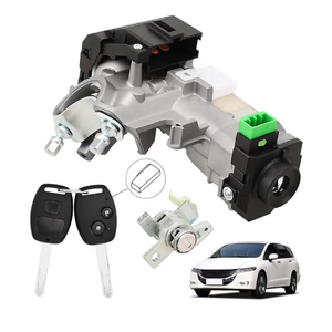 RAMATA 72185SHJA01 Ignition Switch Lock Cylinder with Key (with Unprogrammed Chip) Compatible with 2005 2006 2007 2008 2009 2010 Honda Odyssey (Ignition Chip: 48,Frequency: 315mHz)