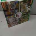 Clear Window Bird Feeder with 4 Strong Suction Cups & Decorative Lawn Top - Ideal for Garden/Yard Decor, Elderly & Kids Bird Watching, Unique Gift for Nature Lovers (Transparent&Green)