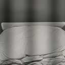 L LOVSOUL Goose Down Fiber Comforter Oversize King Size, High Fill Power Hotel Style Bedding Comforter, Fluffy Ultra Soft All Season White Duvet Insert with 8 Corner Tabs