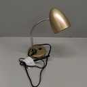 ENERGETIC SMARTER LIGHTING LED Desk Lamp, Flexible Gooseneck with Table lamp, 3.5W 240LM 4000K Cool White Study Lamps for Bedroom and Office, Eye Protection, ETL Listed,Gold