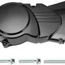YOXUFA Left Engine Stator Cover for 50cc 70cc 90cc 110cc 125cc SSR TaoTao DB24 DB17 DB27 Coolster Madmax Apollo Baja X-pro Stomp Thumpstar Roketa Lifan Motor Chinese Pit Dirt Bike Parts Black