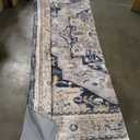 VK VKLIVING Entryway Washable Rug 2'x3' Small Boho Bathroom Throw Area Rug Non Slip Doormat Indoor Front Door Machine Washable Carpet for Bathroom Kitchen Vintage (Beige)