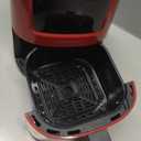 CHEFMAN 2 Qt Mini Air Fryer – Digital Space-Saving Compact Air Fryer with Nonstick and Dishwasher Safe Basket, Quick & Easy Meals in Minutes, Features Digital Timer and Shake Reminder – Red, 2 Quart