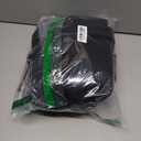 chouyatou Women's Casual Stand Collar Single Breasted Short Wool Pea Coat Overcoat with Pockets (Medium, Black)