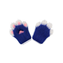 Faux Fur Plush Furry Cat Claw Gloves Fursuit Animal Fox Paws Mittens Halloween Cosplay Costume Accessories for Adult